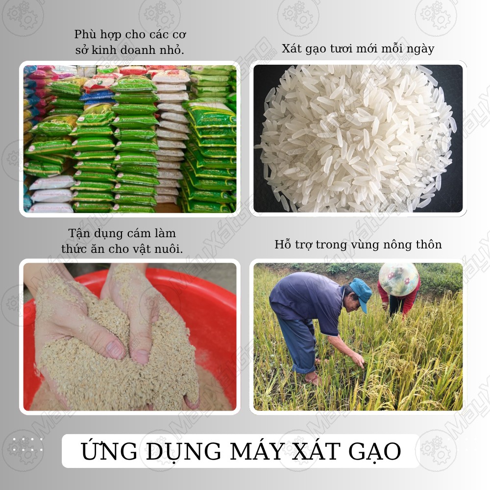 Ứng dụng của máy xát gạo hiện đại Takyo TK 400 