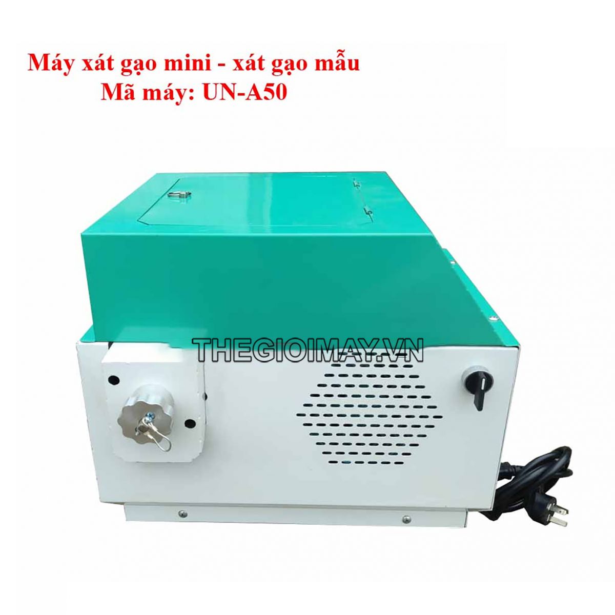 Máy xát gạo mẫu- máy xát gạo mini gia đình UN-A50