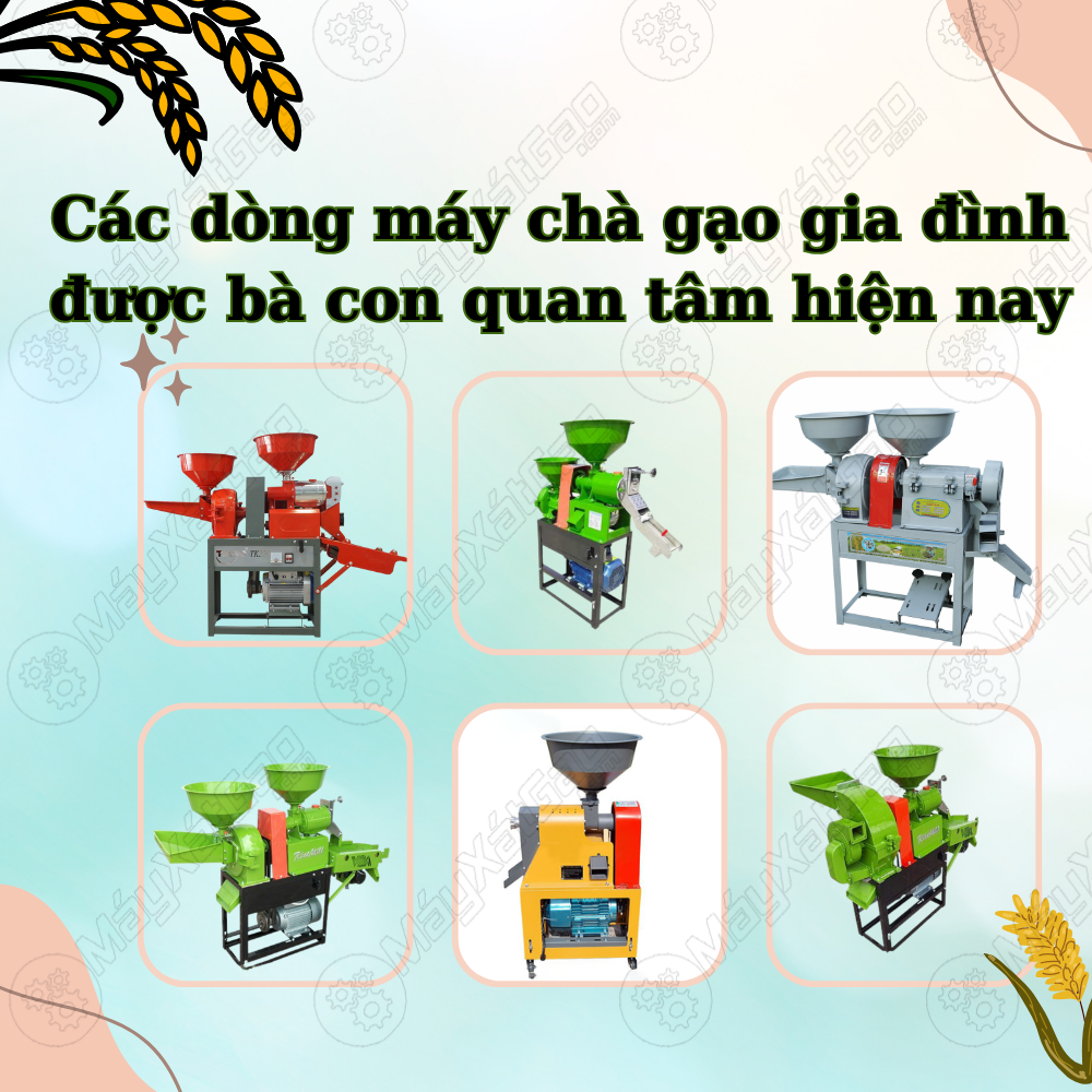 Ngày nay thì bà con ngày càng tin dùng máy chà gạo tại nhà vì những công dụng tuyệt vời mà dòng máy mang lại. Năng suất của máy đạt lên đến 100-300 Kg/h và cho ra thành phẩm chất lượng cao, tỷ lệ vỡ nứt thấp.