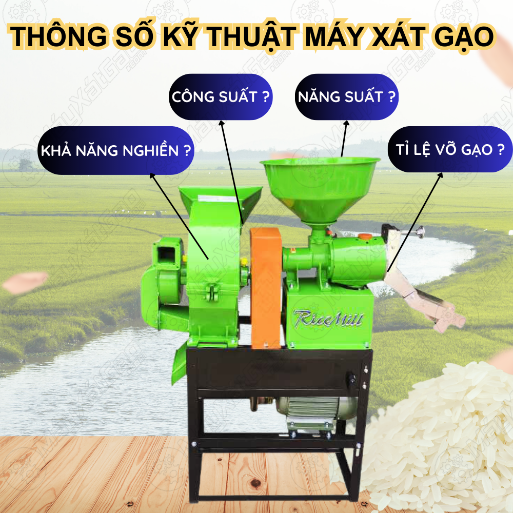 Ngày nay, các dòng máy xay lúa đều có thiết kế tương tự nhau, được phân khúc đa dạng như nhóm máy xát gạo gia đình, máy xát gạo liên hoàn hay bộ máy xát gạo. Để chọn được máy xát gạo phù hợp với nhu cầu và mục đích sử dụng của bà con thì cần quan tâm đến thông số kỹ thuật của nhà sản xuất đưa ra, ví dụ như năng suất xát gạo là bao nhiêu, máy sử dụng điện 1 pha hay 3 pha, ngoài ra thì thành phẩm ra như thế nào thì đây là yếu tố quan trọng để đưa ra lựa chọn một dòng máy xát gạo phù hợp.