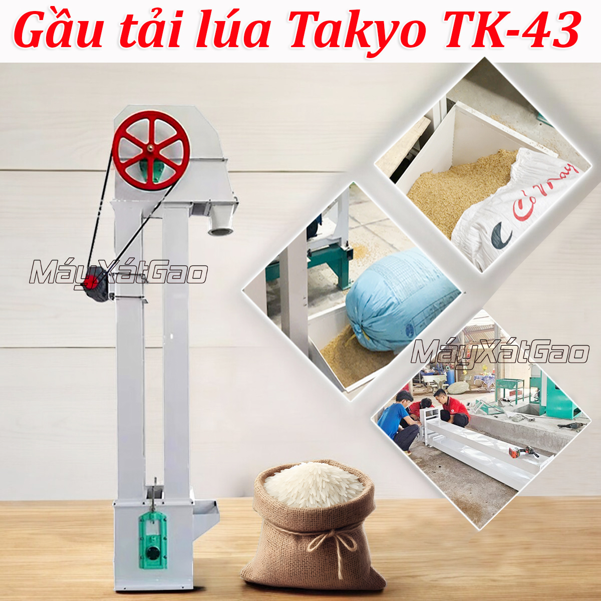 Gầu tải lúa Takyo TK 43