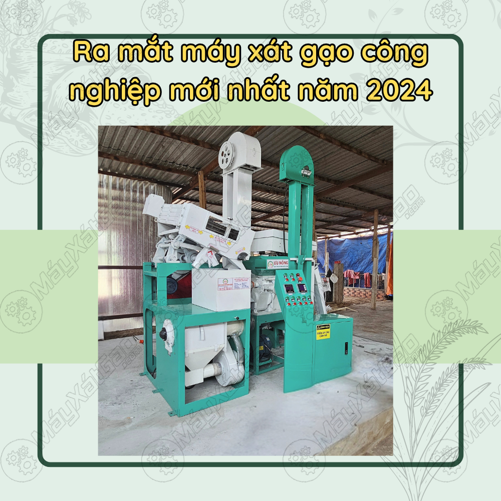 Máy xát gạo công nghiệp là thiết bị quan trọng trong quá trình chế biến gạo, giúp chuyển đổi thóc thành gạo chất lượng cao.