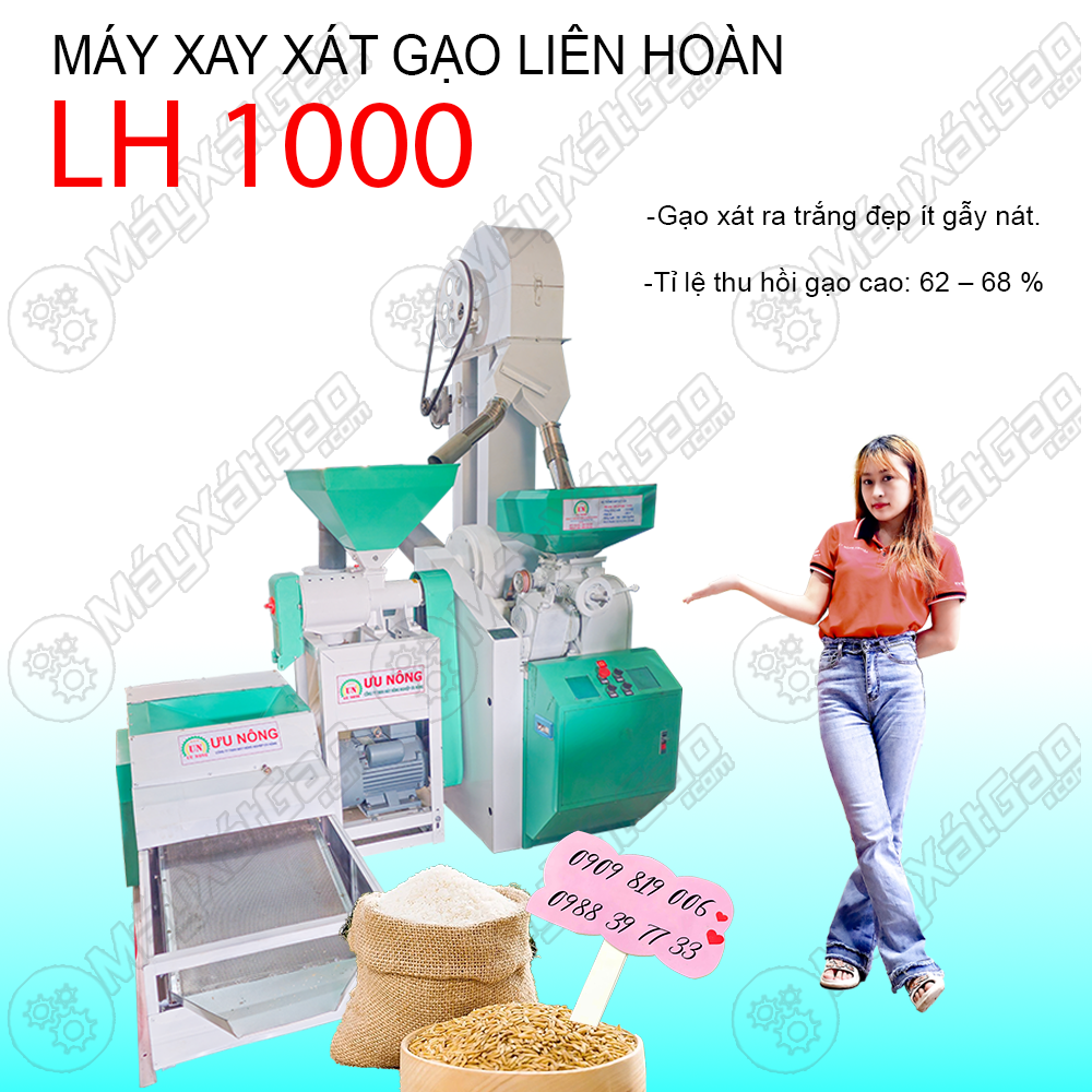 Đây là hệ thống thiết kế mới hoàn thiện và hiện đại với giá cả phù hợp cho các cơ sở xát gạo dịch vụ hoặc các cơ sở kinh doanh gạo vừa và lớn.