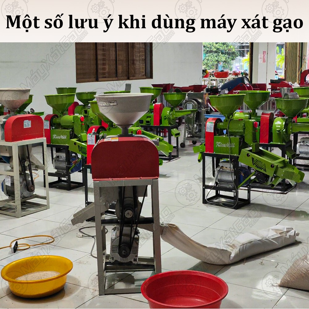 Một số lưu ý khi dùng máy xay xát gạo gia đình