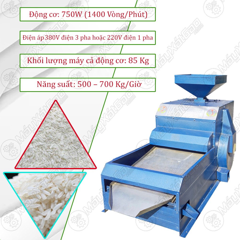 Máy lọc sạn gạo năng suất 700kg/giờ