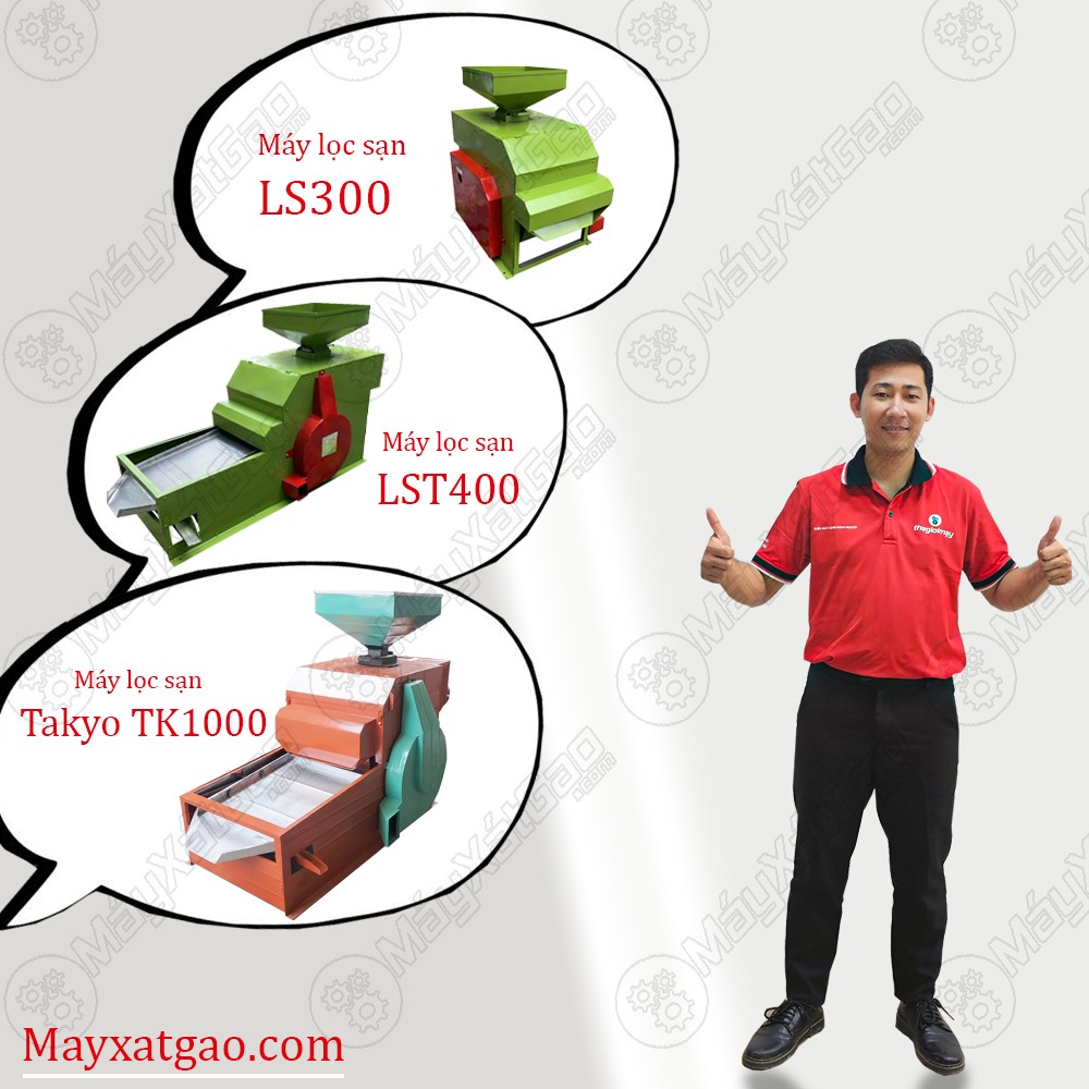 Máy lọc sạn gạo chất lượng, uy tín tại mayxatgao.com