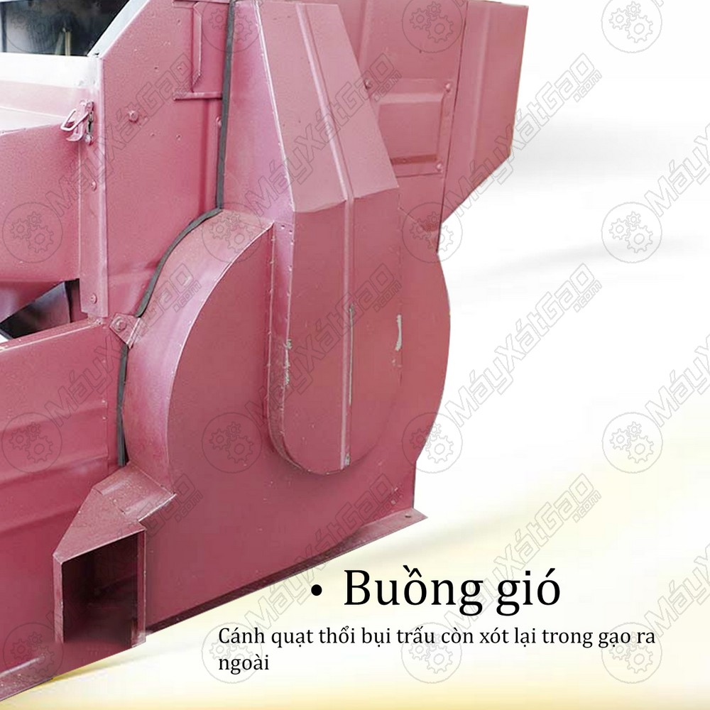 Buồng gió của máy sạn lọc gạo TK 400