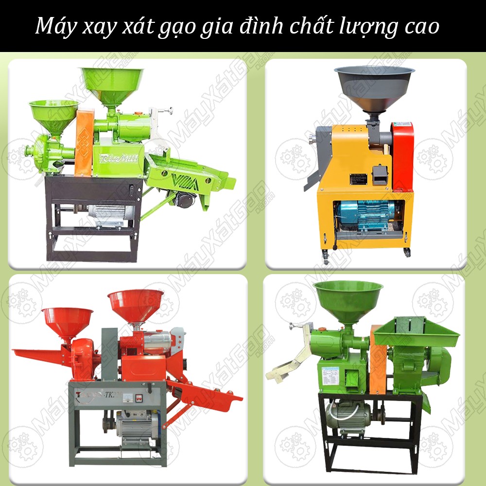 Các dòng máy xay xát gạo đa năng chất lượng cao tại Long An