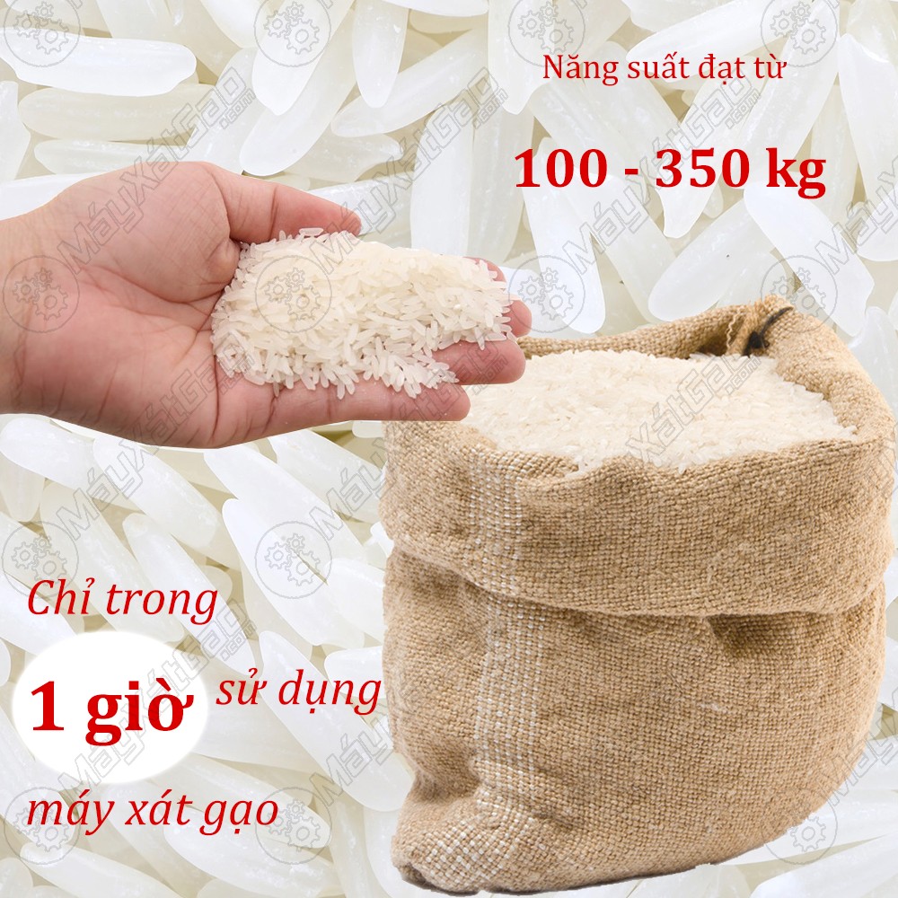 Máy xát gạo gia đình cho năng suất cao từ 100 - 350 kg/h