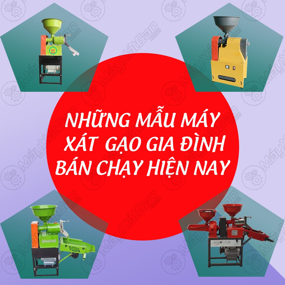 Những mẫu máy xát gạo gia đình bán chạy tại mayxatgao.com hiện nay