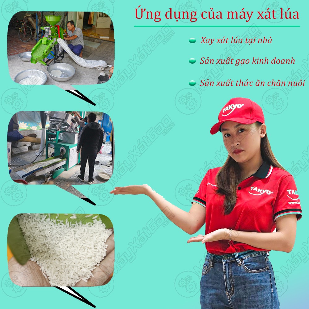 Ứng dụng đa dạng của máy xát lúa gia đình 