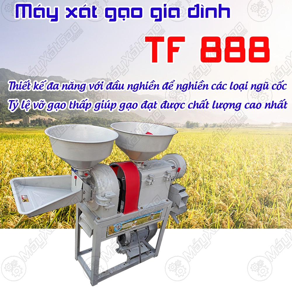 Ưu điểm của máy xát gạo gia đình Toàn Phát TF 888