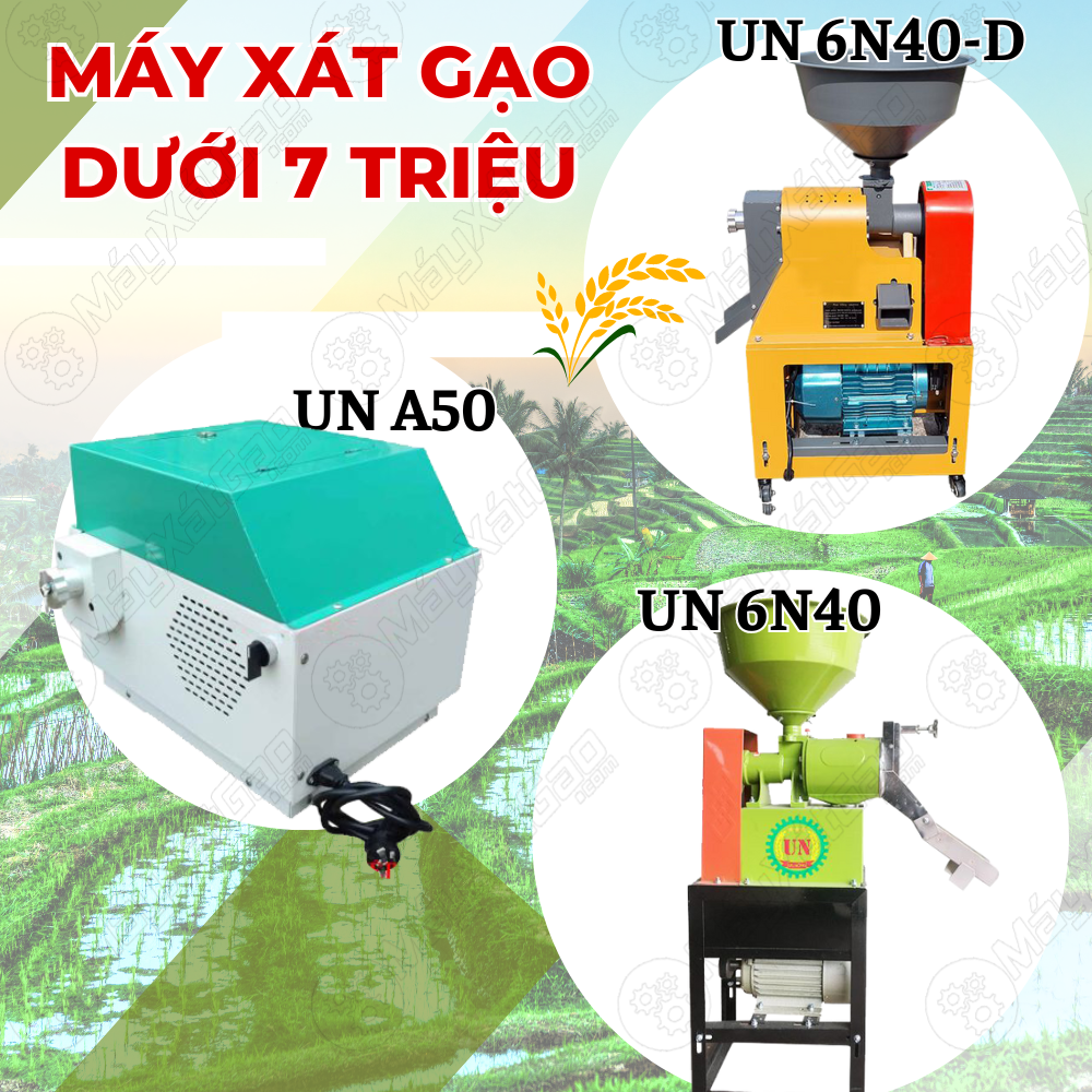 Tham khảo các dòng sản phẩm máy xát gạo mini giá rẻ DƯỚI 7 TRIỆU nên mua