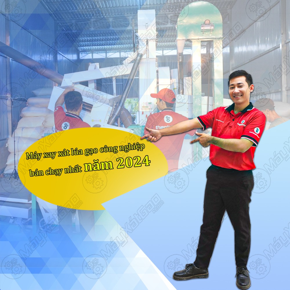 Tổng hợp máy xay xát lúa gạo công nghiệp chất lượng nhất năm 2024