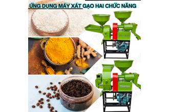 Ứng dụng máy xát gạo hai chức năng vào đa ngành như THỰC PHẨM-MỸ PHẨM-DƯỢC PHẨM