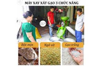 Ưu điểm của các dòng máy xát gạo đa năng trong nông nghiệp