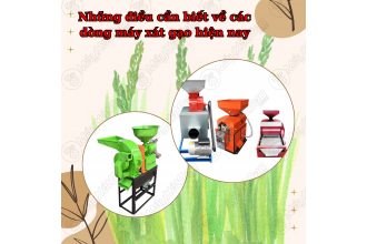 Một số điều nên biết về các dòng máy xát gạo